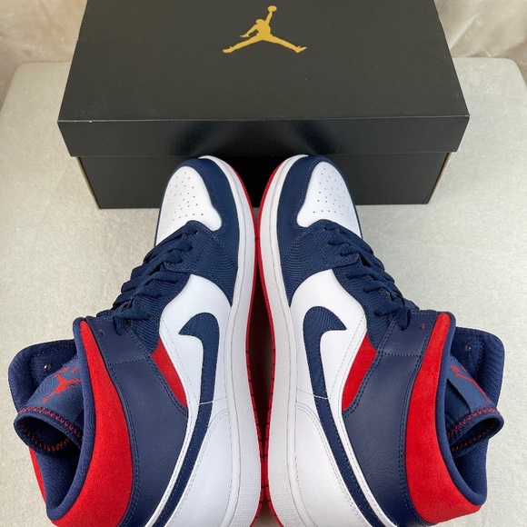 Nike Air Jordan 1 Mid SE USA Olympic - Picture 5 of 7